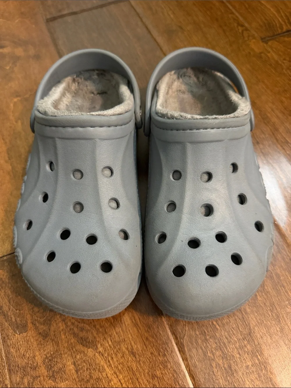 Boys CROCS Clog Shoes with Fleece Lining